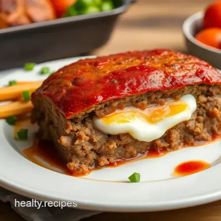 Savory Egg-Stuffed Meatloaf Delight