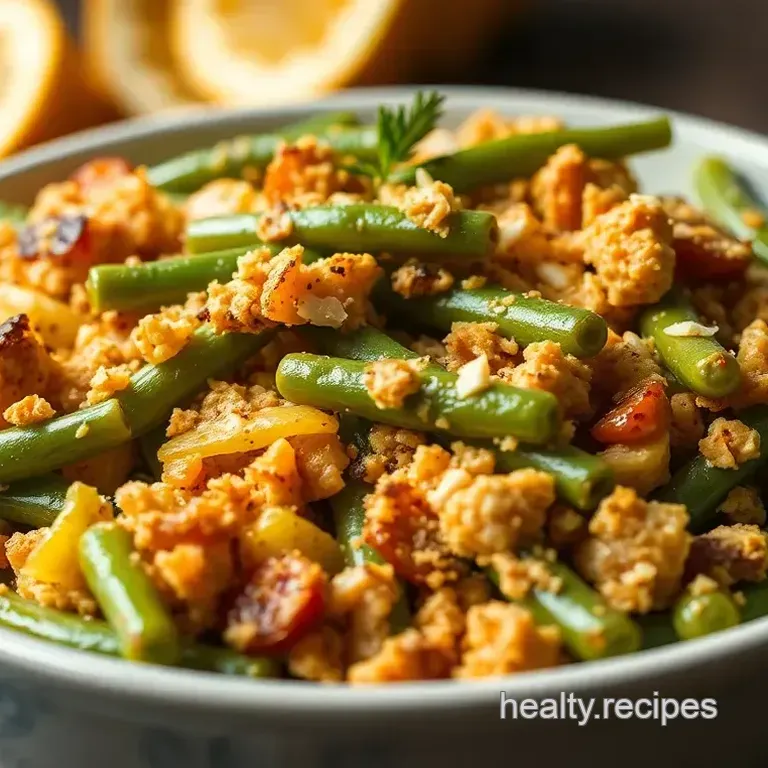 Elevated Green Bean Casserole with Crispy Shallots