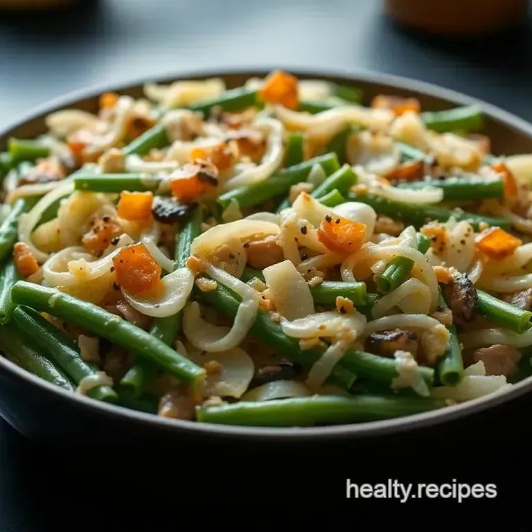 Elevated Homemade Green Bean Casserole