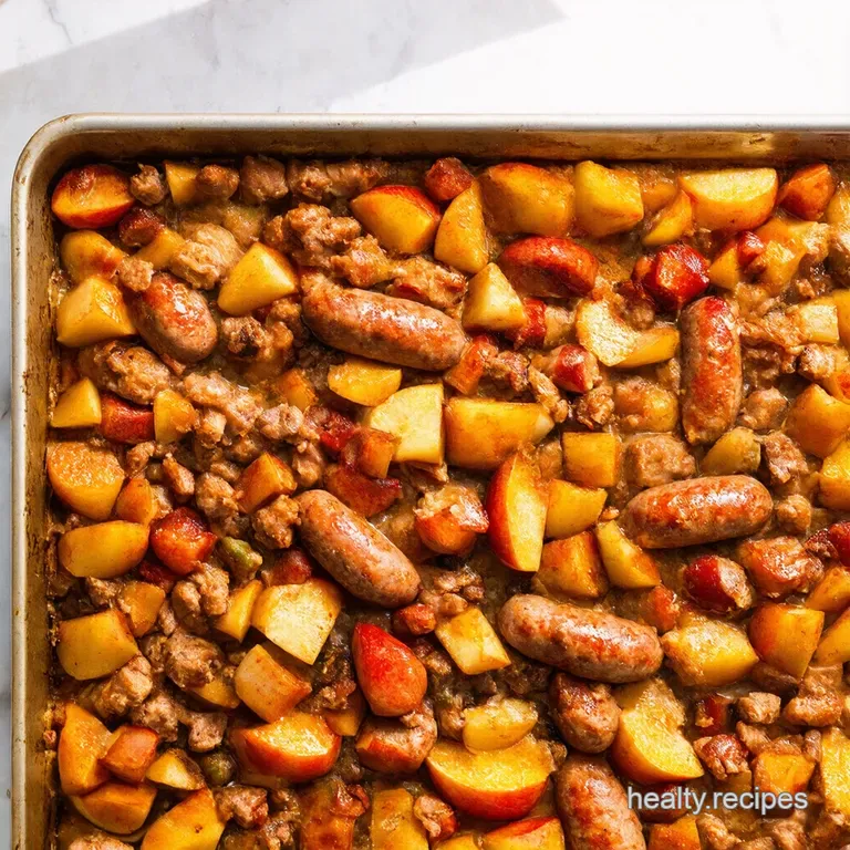 Fall Sausage Veggie Sheet Pan Dinner with Maple Mustard Butter
