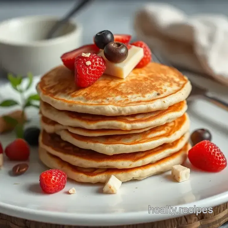Fluffy Flourless Oatmeal Pancakes for a Quick Breakfast