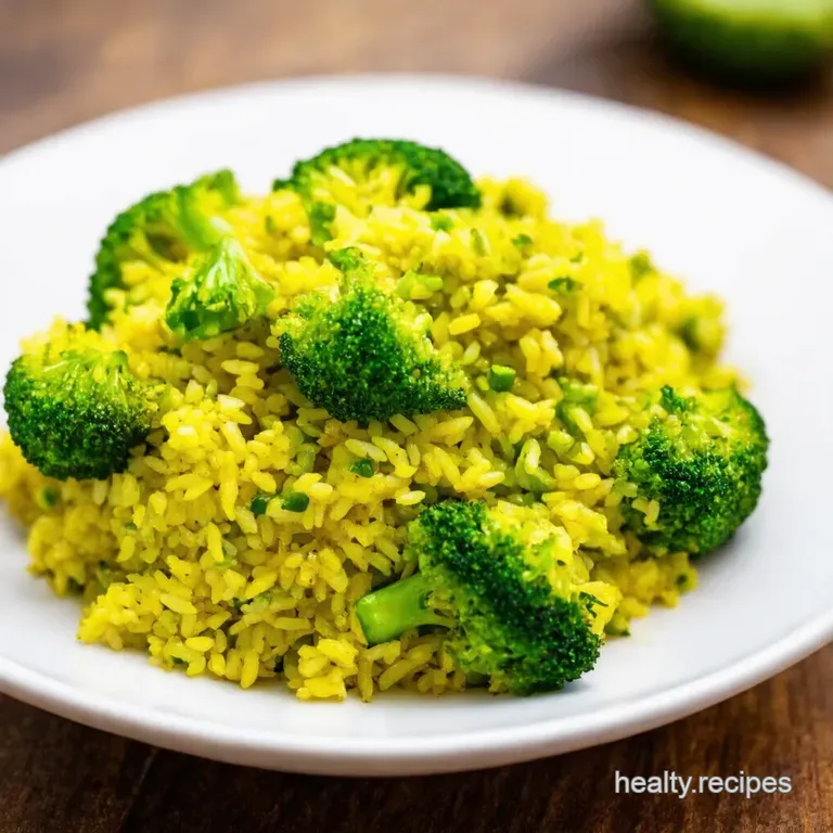Fluffy Broccoli Rice A Healthy Delicious Side presentation