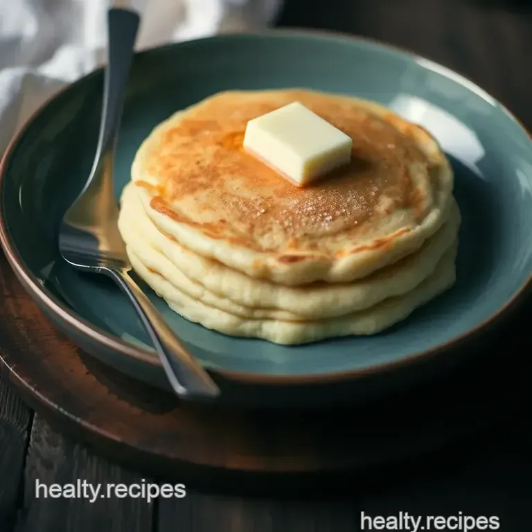 Fluffy Cottage Cheese Pancakes – The Light & Tangy Stack! presentation