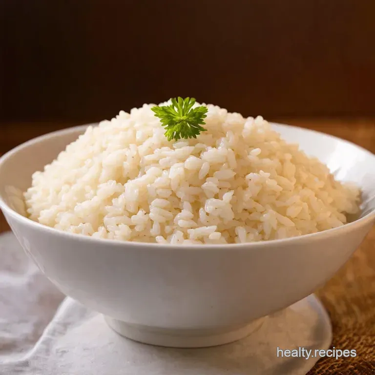 Fluffy Foolproof Long Grain White Rice presentation