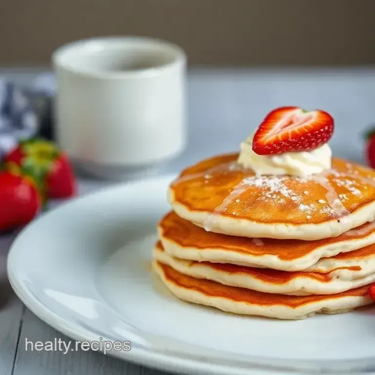 Fluffy Strawberry Pancakes in 25 Minutes