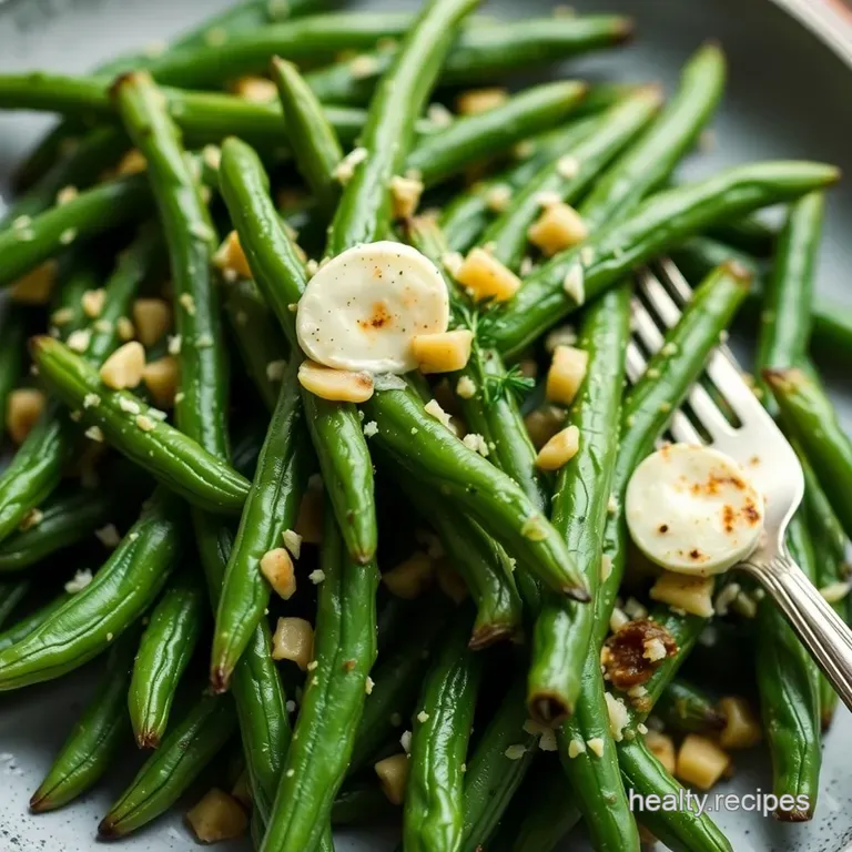 French-Style Green Beans with Garlic and Toasted Almonds