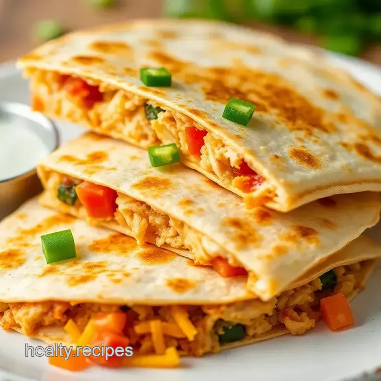 Cheesy Chicken Quesadillas