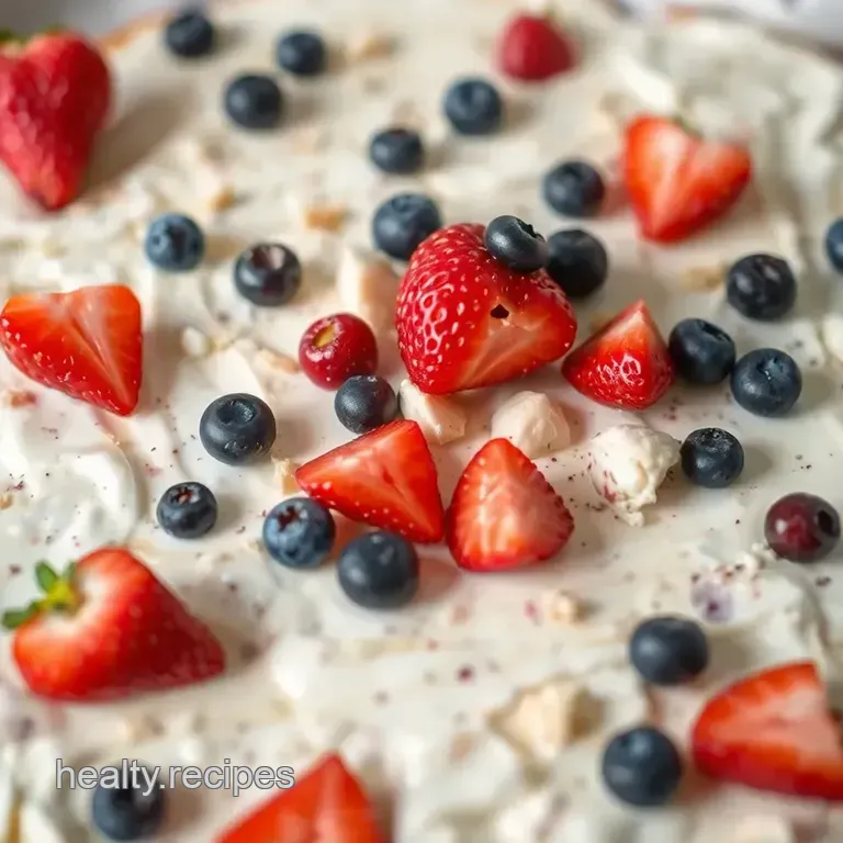 Fruity Yogurt Bark Delight presentation