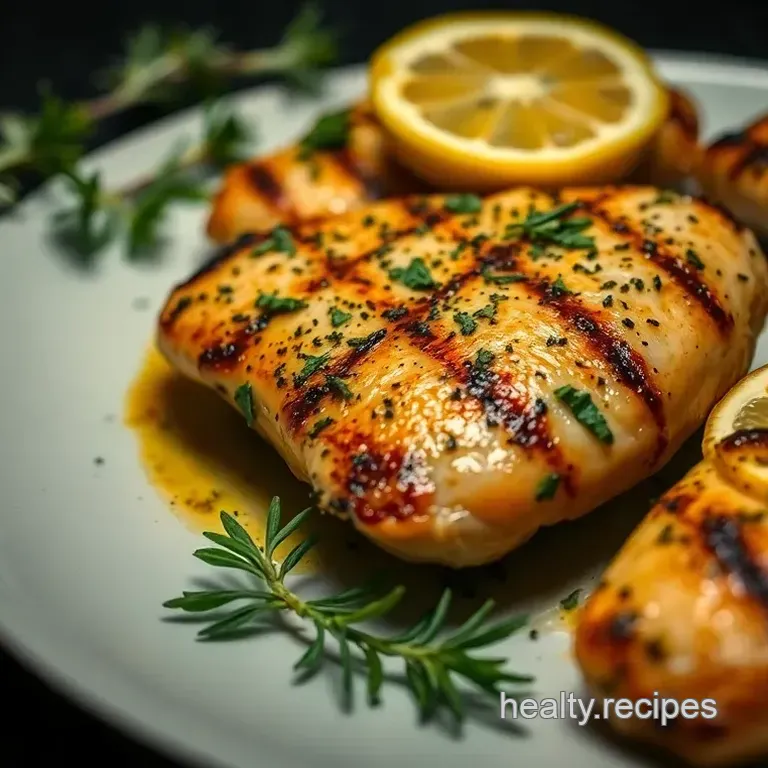 Garlic Herb Grilled Chicken Breast