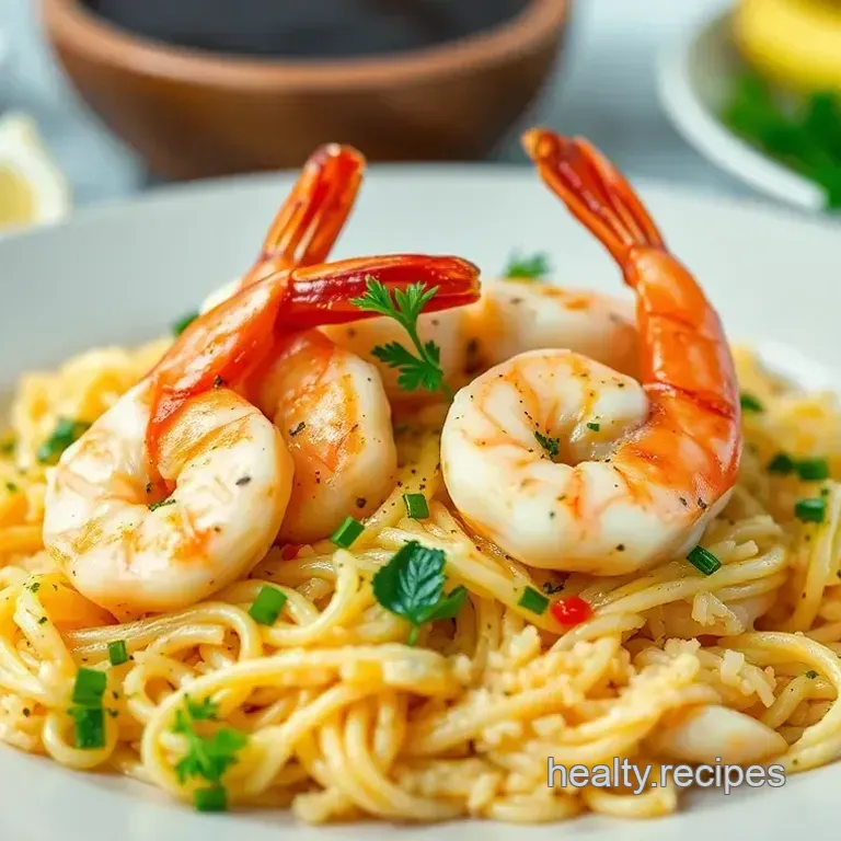 Garlicky Goodness: Shrimp Scampi with Konjac Rice