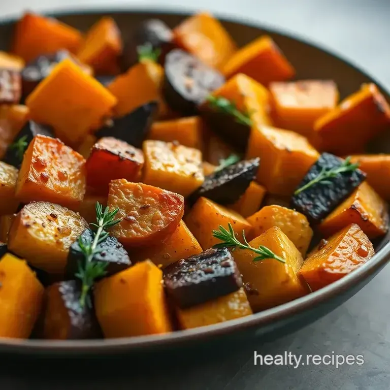 Gloriously Golden Roasted Root Vegetables