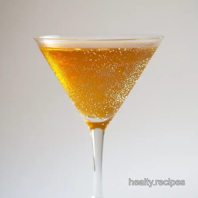 Gold Rush Cocktail presentation