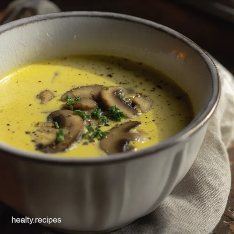 Golden Magic Mushroom Soup: Creamy Dreamy & Ready in a Flash!