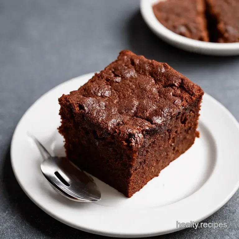 Gooey Chocolate Protein Baked Oats Cake for Breakfast