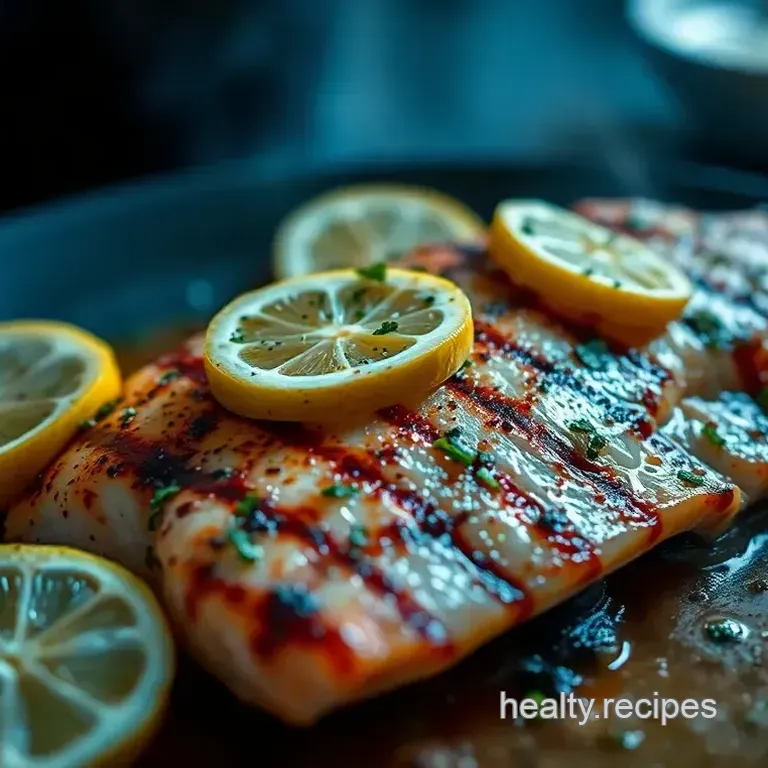 Grilled Red Snapper with Lemon-Herb Marinade