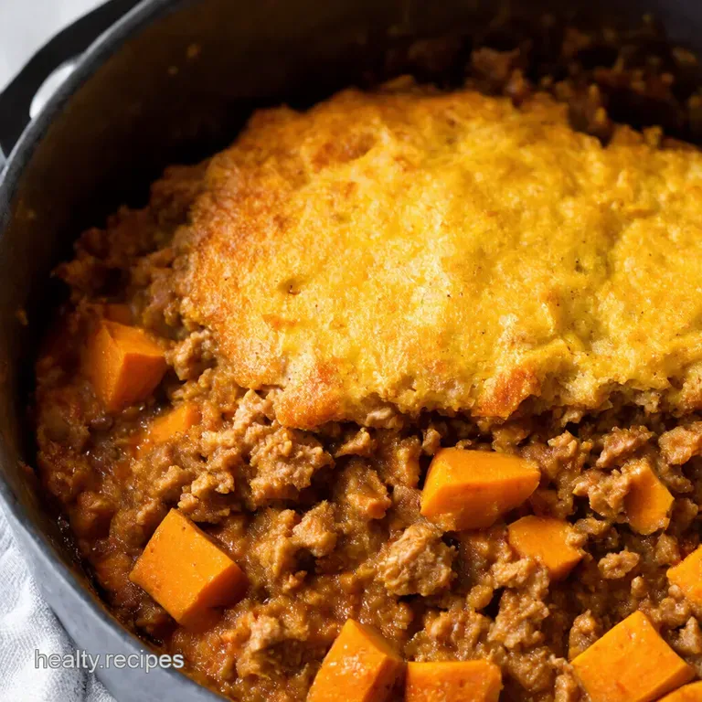 Ground Turkey Sweet Potato Shepherds Pie