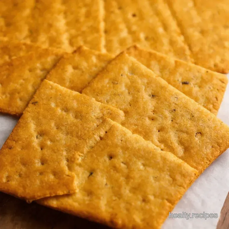 Guilt-Free Garden Herb Crackers: Light Crispy and Flavor-Packed! presentation
