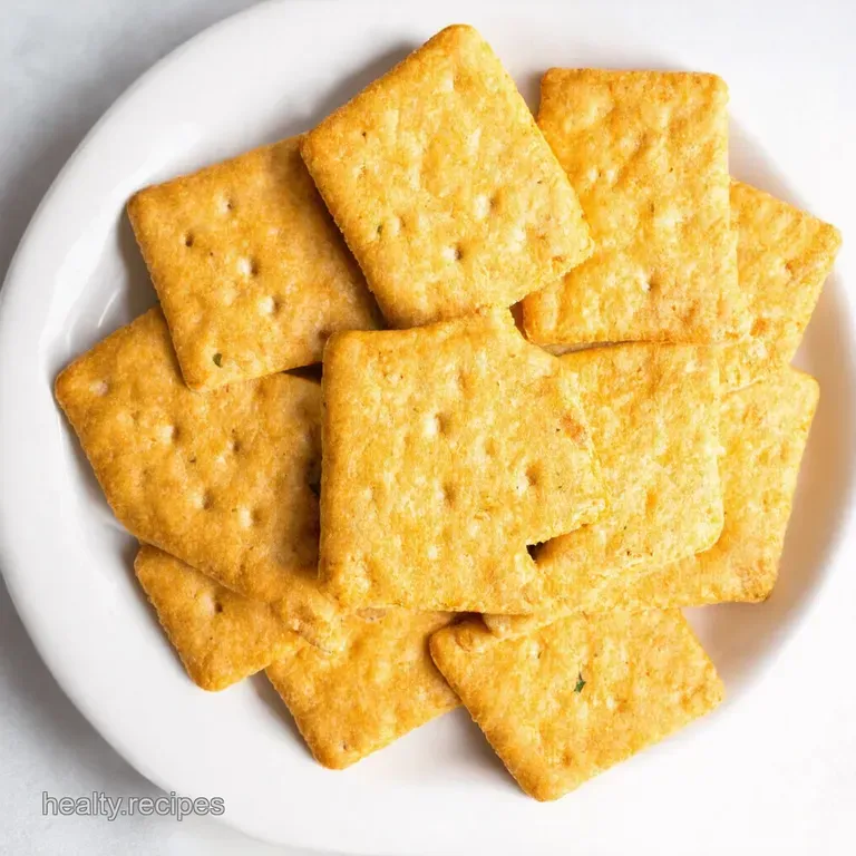 Guilt-Free Garden Herb Crackers: Light Crispy and Flavor-Packed!