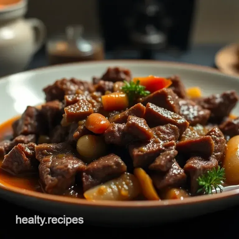 Healthy Braised Brisket with Root Vegetables