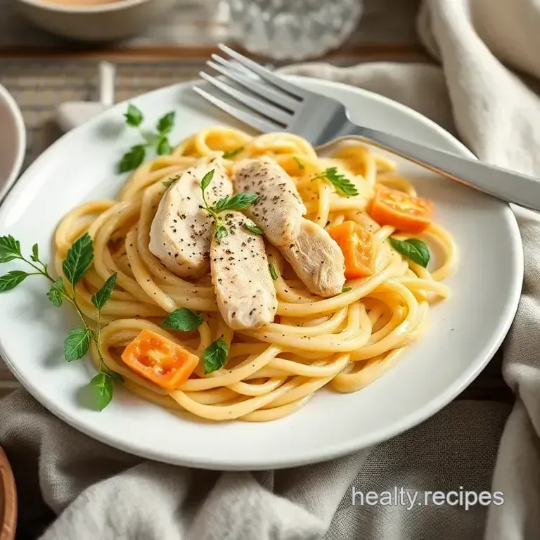 Lemon Herb Chicken Fettuccine Recipe