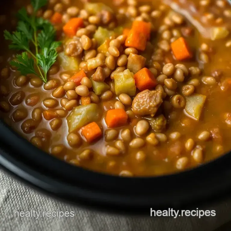 Heartwarming Anti-Inflammatory Vegetable and Lentil Stew presentation