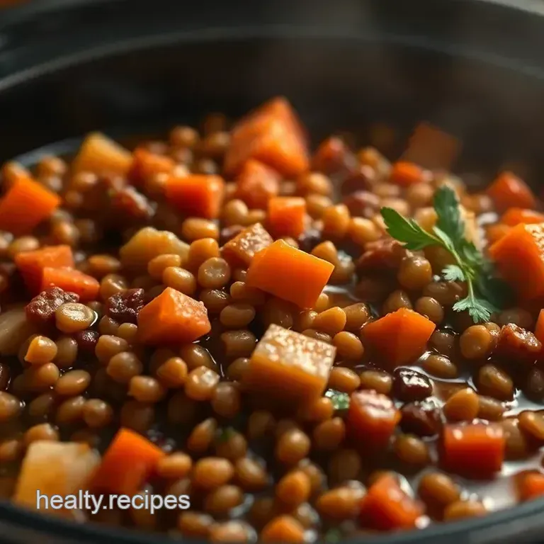 Heartwarming Anti-Inflammatory Vegetable and Lentil Stew