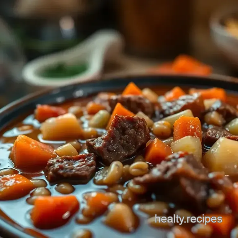 Hearty Beef Barley Soup: A Comforting Classic