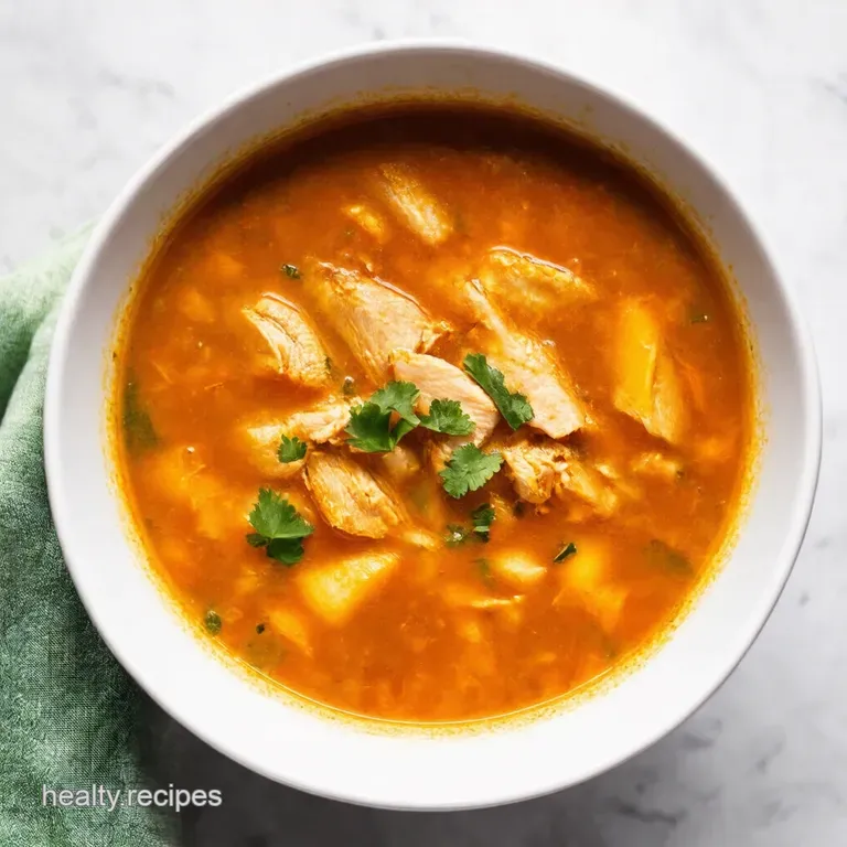 Hearty Chicken and Vegetable Ground Chicken Soup