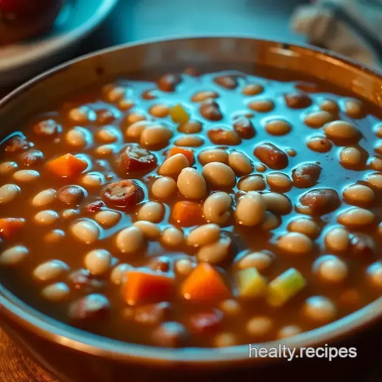 Hearty Ham & Navy Bean Soup