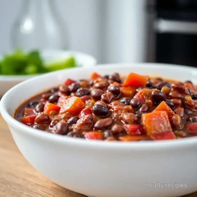 Hearty & Healthy Black Bean Chili