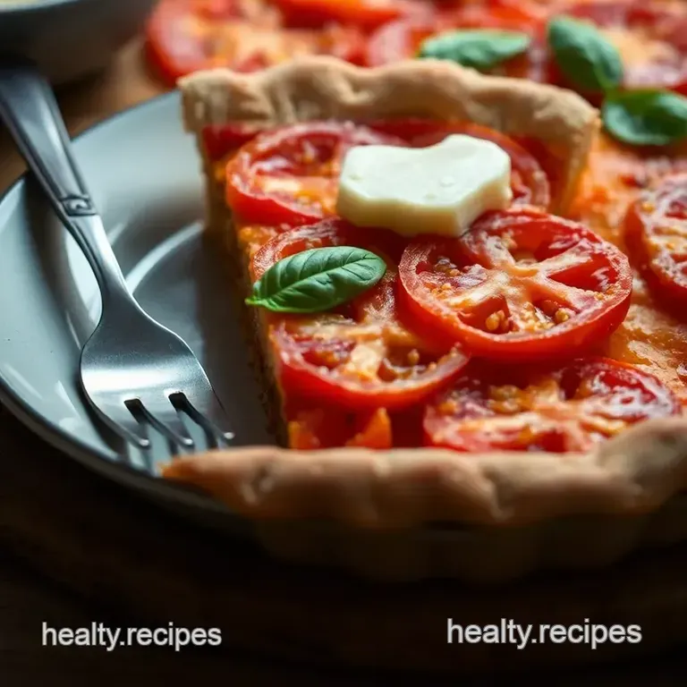 Heavenly Heirloom Tomato Pie: A Slice of Summer presentation