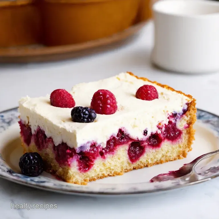 HighProtein Berry Bliss Bake presentation