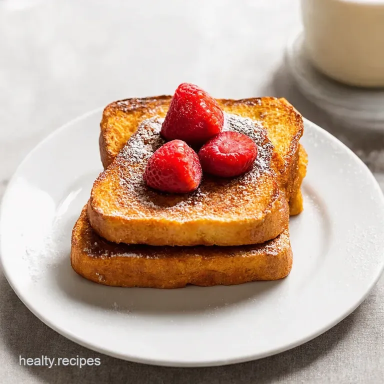 HighProtein French Toast No Protein Powder Needed