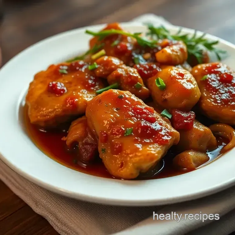 Honey Garlic Glazed Chicken Thighs