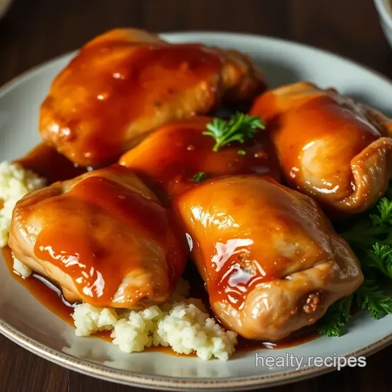 Honey Garlic Glazed Turkey Thighs