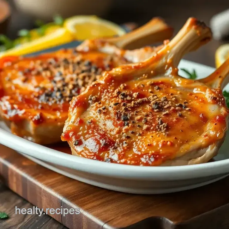 Succulent Baked Pork Chops with Juicy Seasoning