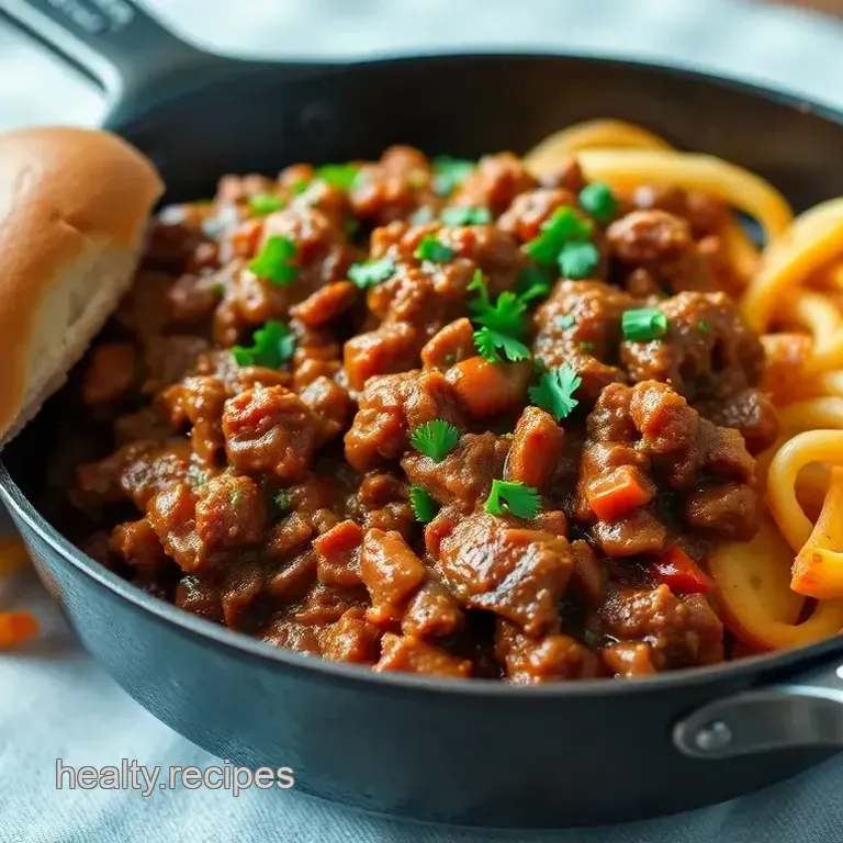 Skillet Beef Sloppy Joes: Quick & Easy