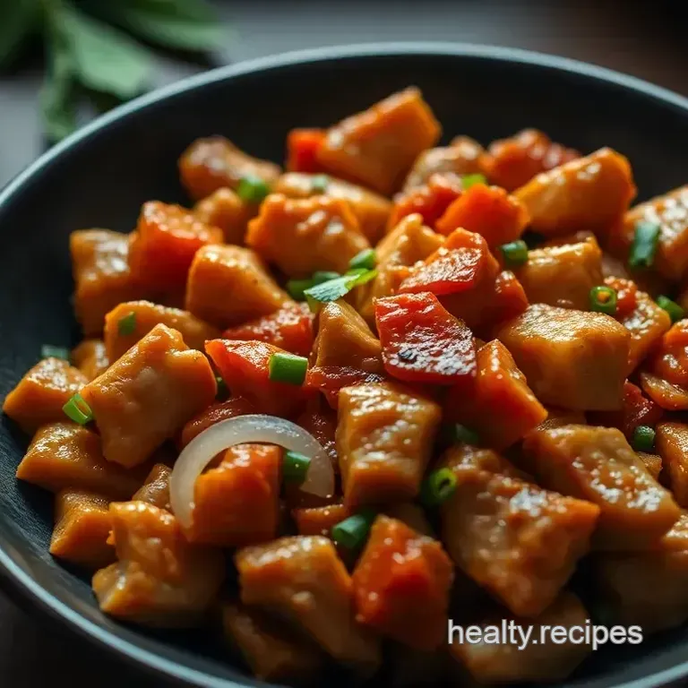 Kimchi & Ginger Chicken Stir-Fry with Kefir Dressing