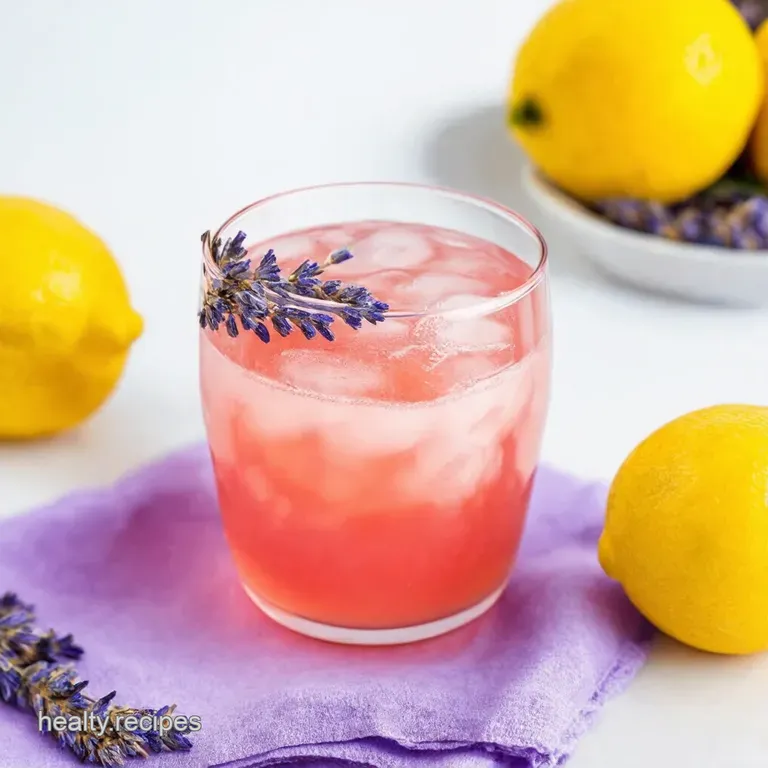 Lavender Bliss Lemonade A Refreshing Sip of Summer