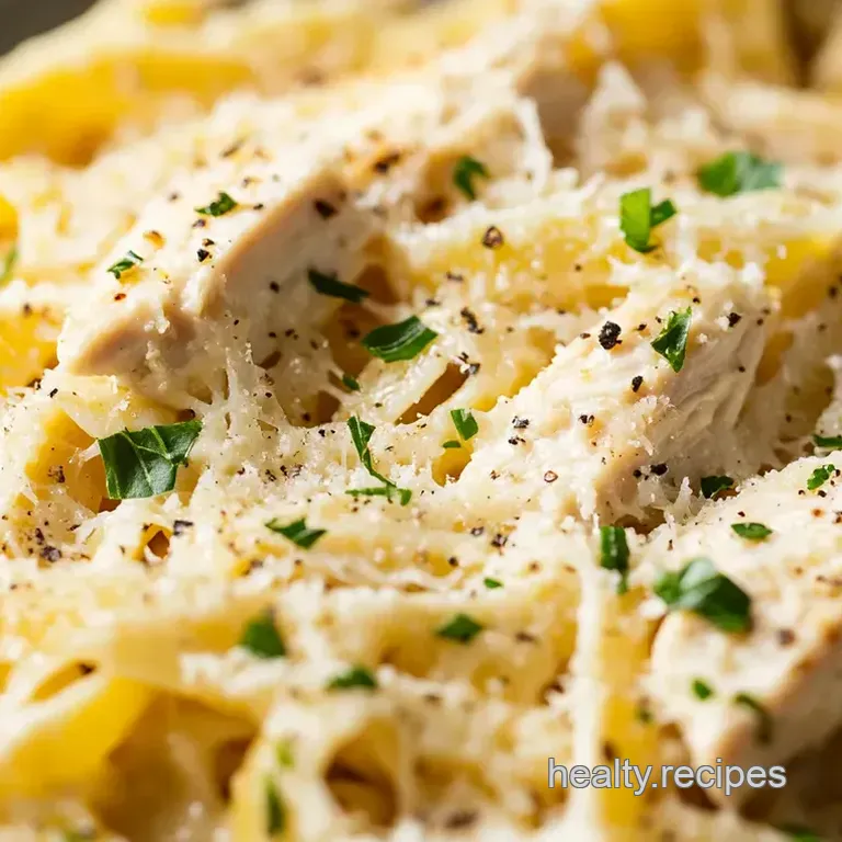 Lemon Chicken Pasta with Garlic & Parmesan
