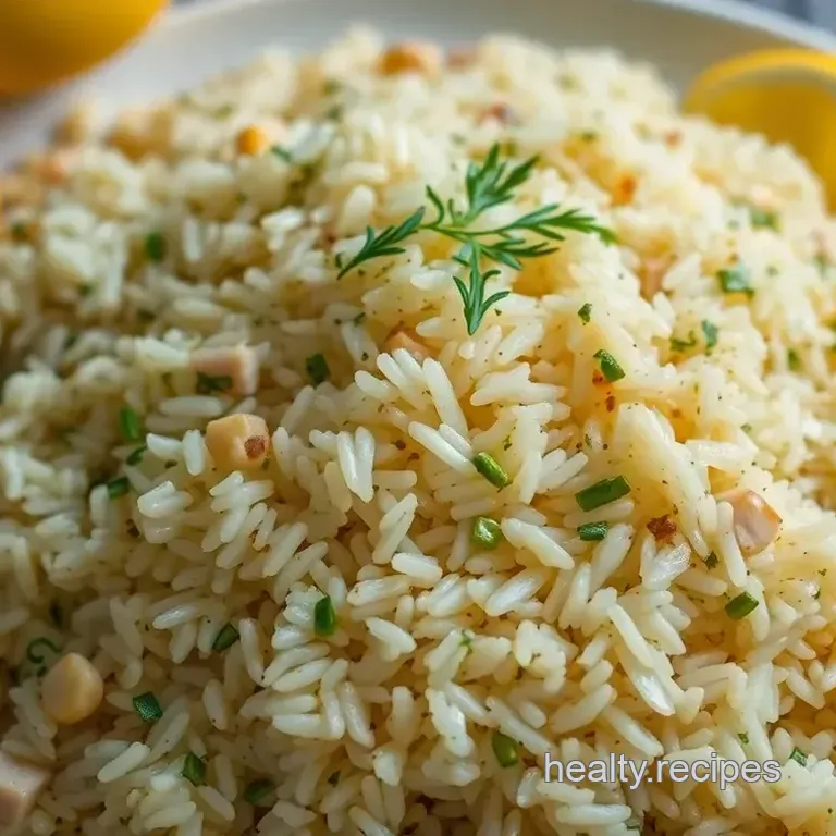 Lemon Herb Pilaf with Medium Grain Rice