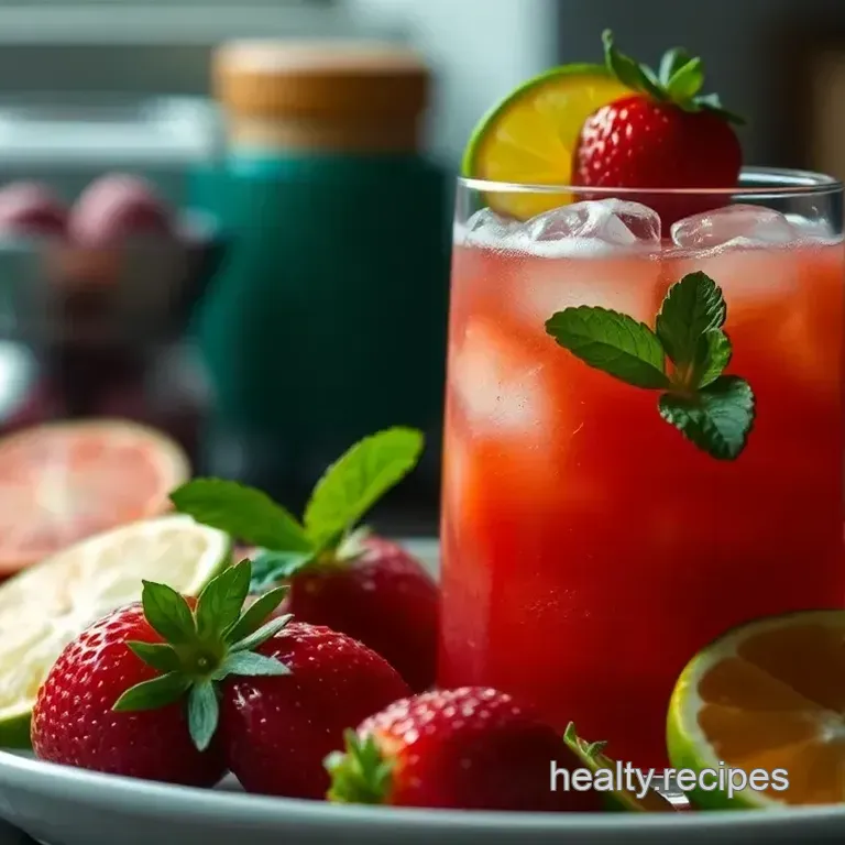Lush Virgin Strawberry Margarita – No Booze All Bliss!