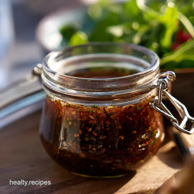 Mama Mia! Homemade Italian Dressing presentation