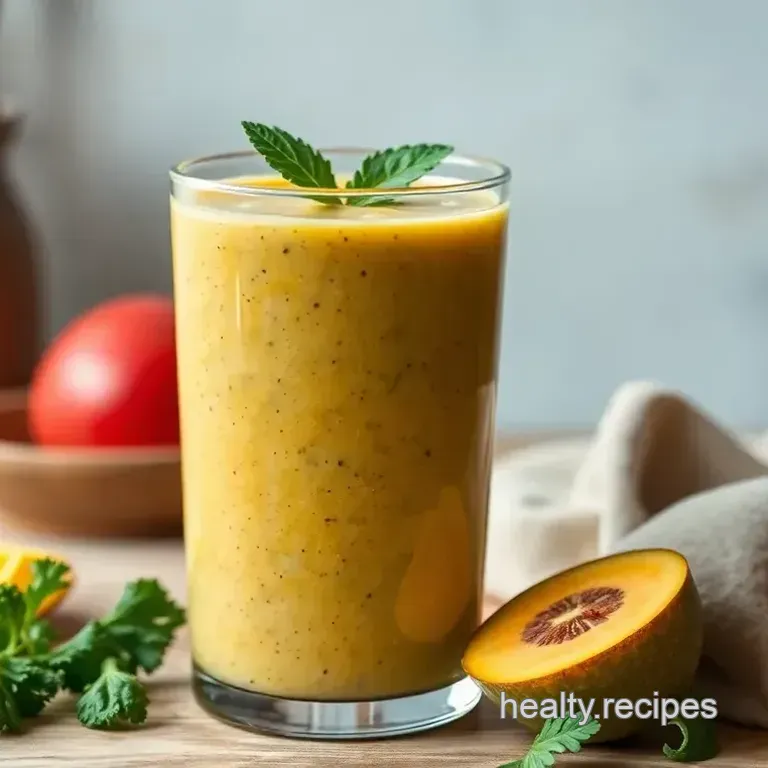 Mango Kale Bliss: A Refreshing 5-Minute Smoothie