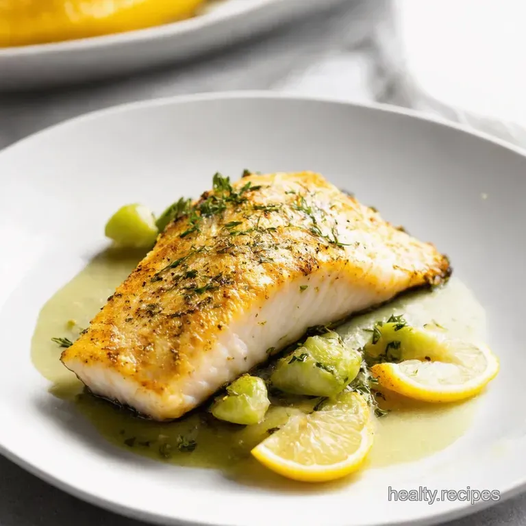 Mediterranean Baked Cod with Lemon Herbs