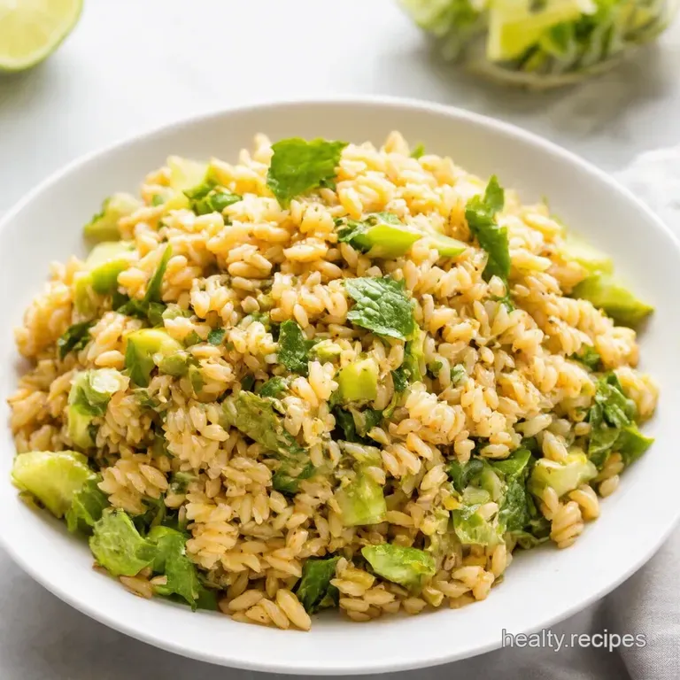 Mediterranean Orzo Pasta Salad Sunshine on a Plate