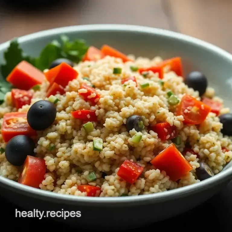 Mediterranean Quinoa Bowl with Lemon-Herb Dressing