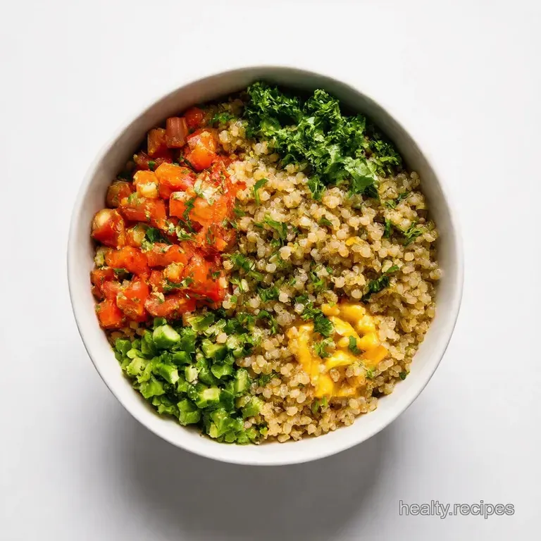 Mediterranean Quinoa Bowl with LemonHerb Dressing