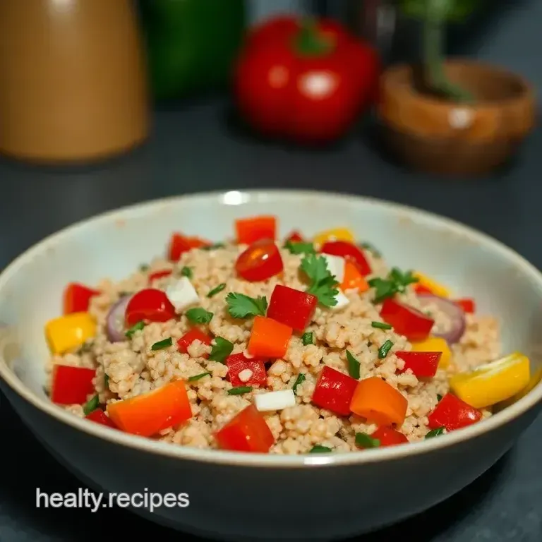 Mediterranean Quinoa Breakfast Bowl