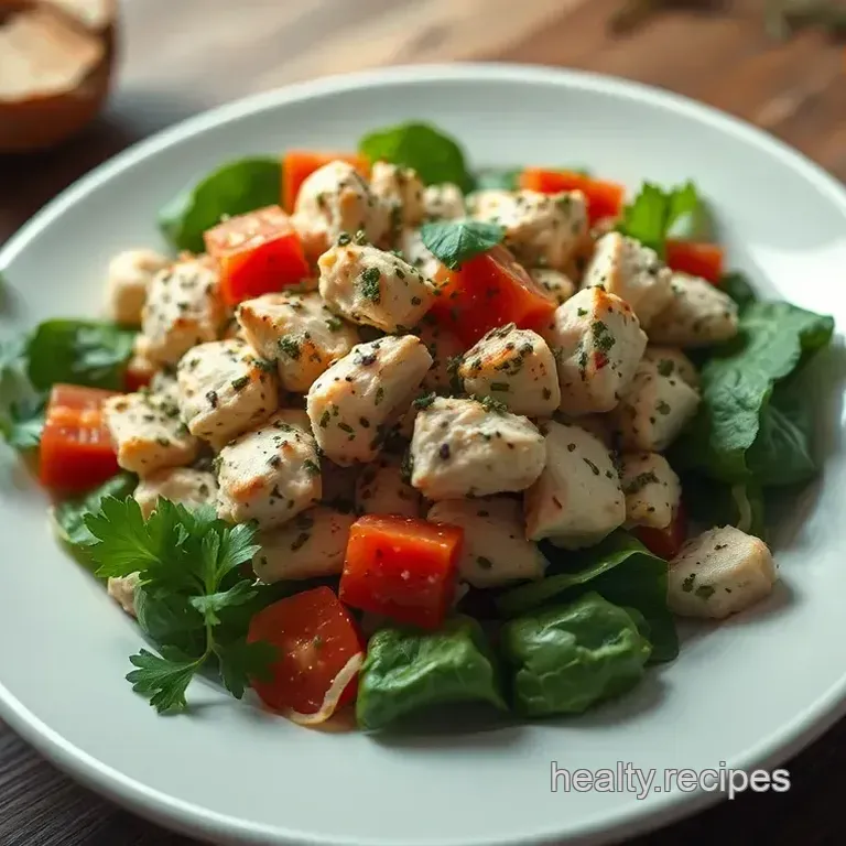Mediterranean Sunshine Chicken Salad Sandwich